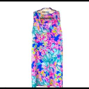 LILLY PULITZER  Sleeveless V-neck Pima Cotton